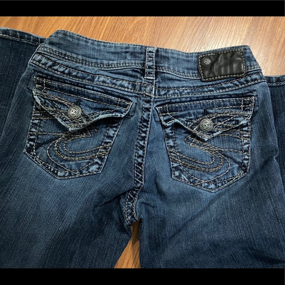 Silver jeans